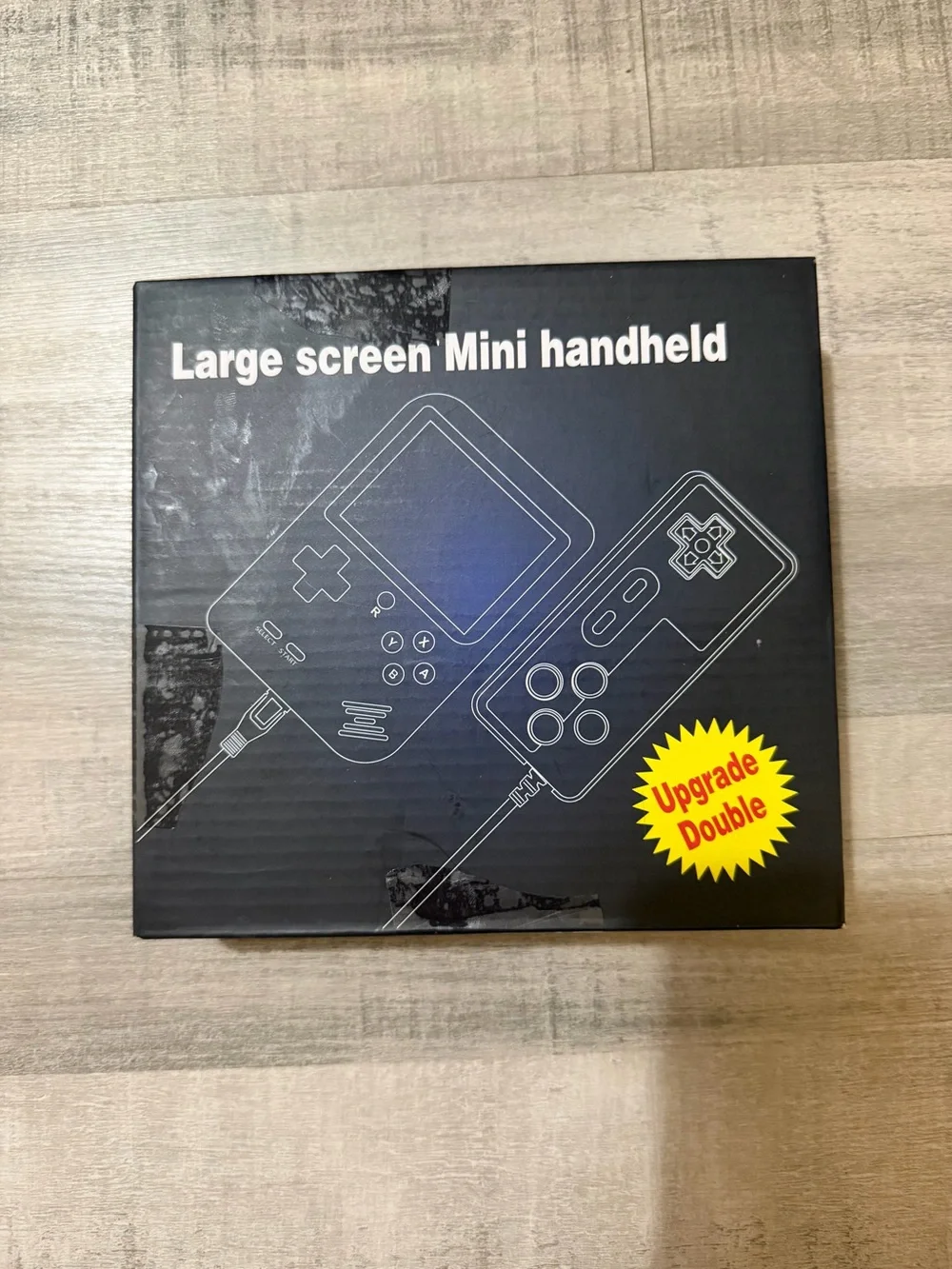 Factory Sealed Large Screen Mini Handheld LCD Retro Game Console TV Out Black